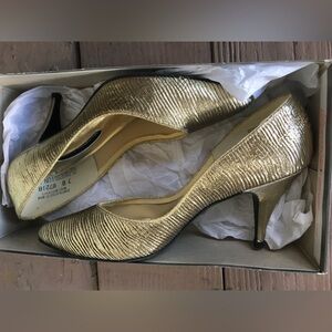 Shimmering Gold Women's Heels